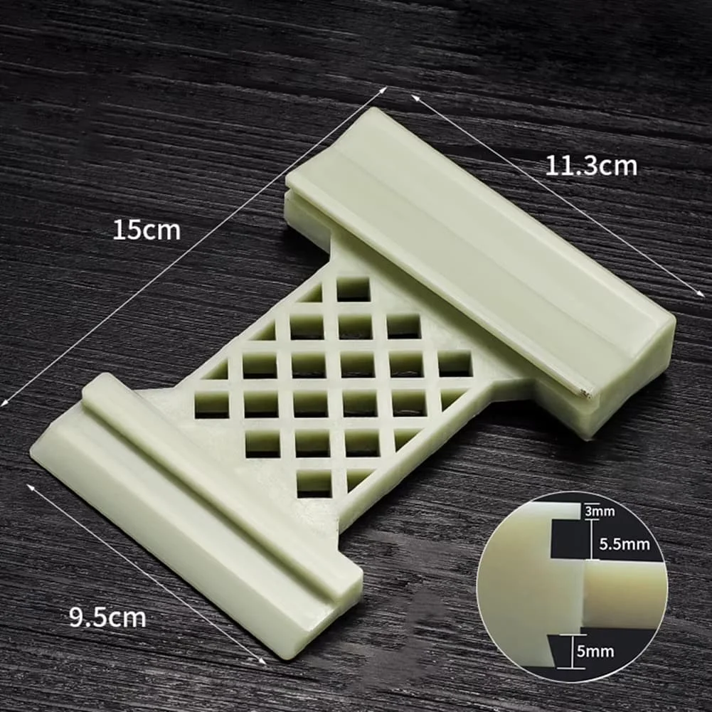 Nylon Tapping Block Tool for Flooring Contractors and DIY Users Requiring Consistent Plank Engagement and Edge Damage Prevention