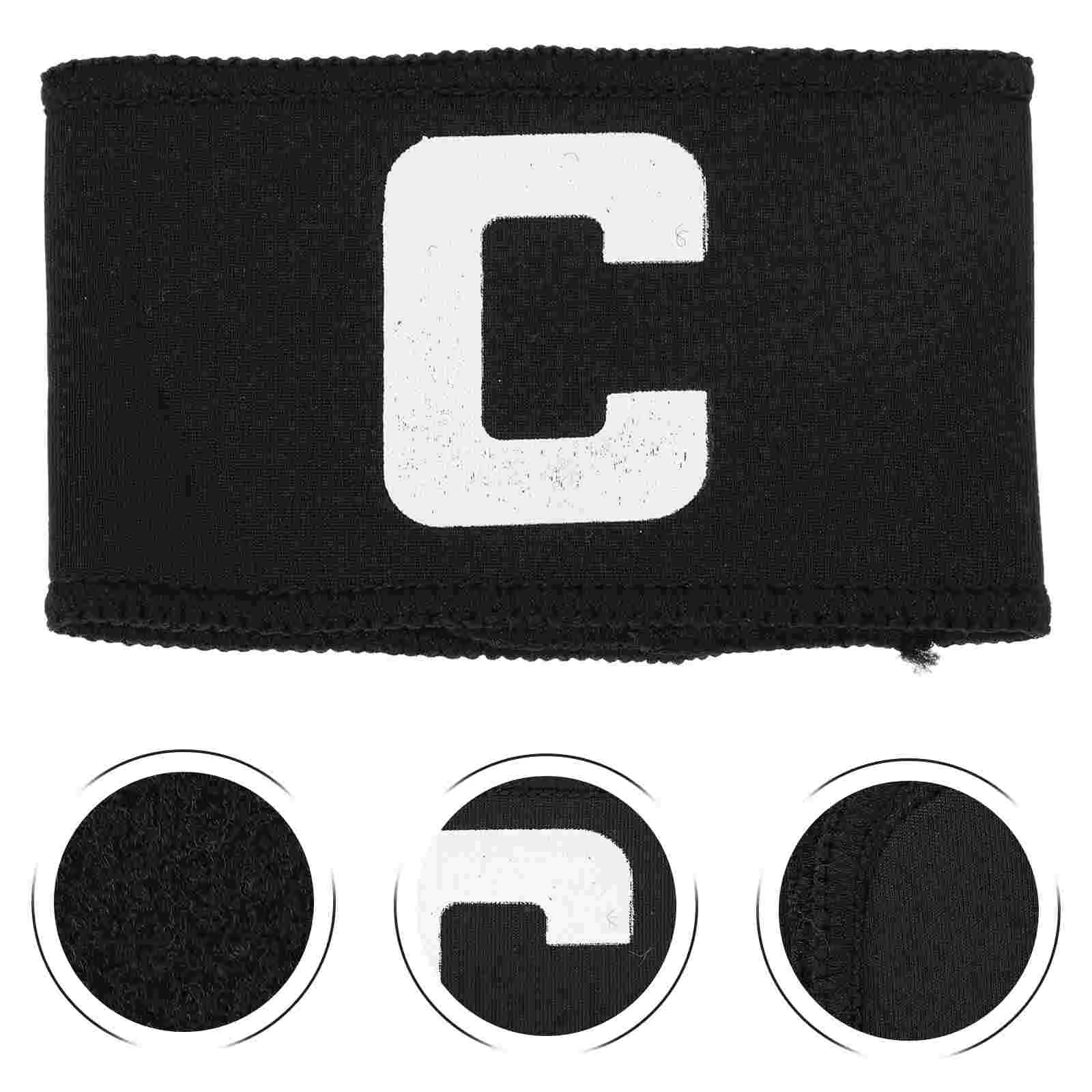 3 Pcs Captain Armband Soccer Accessories Bracelet Wristbands Sign Bangle Adjustable Football for Sports Game Leader