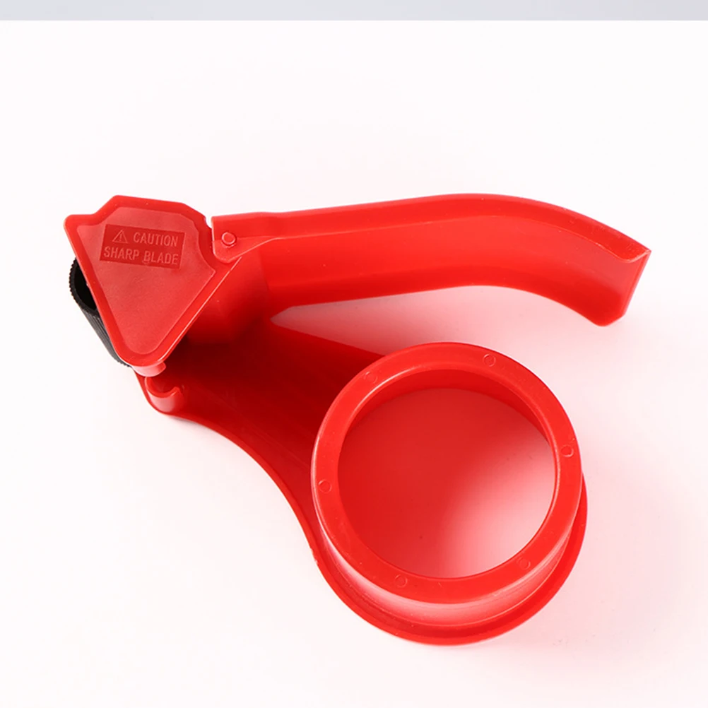 

2pcs Premium Packaging Tape Dispenser Heart Shaped Transparent Window Sealing Cutter Gift Box Stable Base Lightweight Handheld