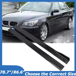 Universal Side Skirt Extension Kit Rocker Splitter Winglet Wing For BMW E60 E61 5-Series 2004-2010 Car Styling 78.7