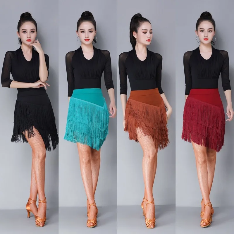 

Female Adult Latin Dance Skirt Dresses For Women Party Latin Dance Dress Dance Clothes Women Orange Dress 2022