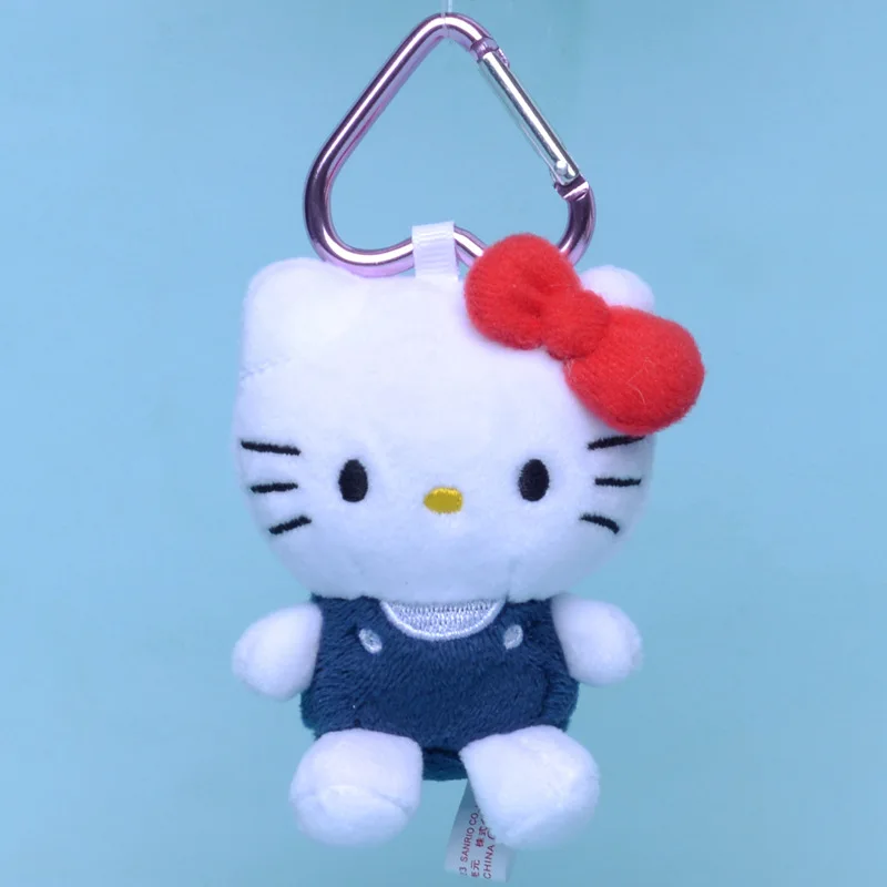 Sanrio Olá Kitty KT Boneca De Pelúcia Gato, Chaveiro bonito dos desenhos animados, Kawaii Fofo Brinquedo De Pelúcia, Pingente Adorável Mochila, Kid Holiday Gift