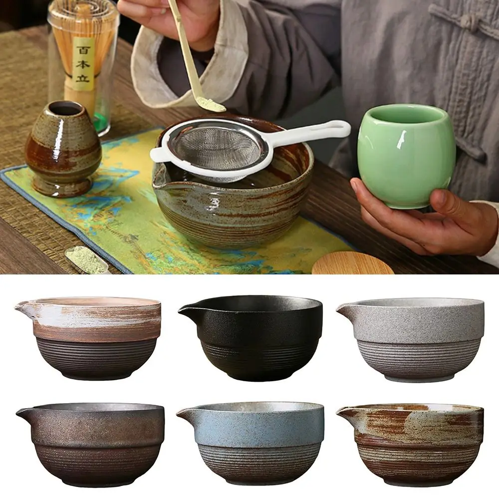 

Ceramic Japanese Matcha Bowl Large Capacity Smooth Tea Ceremony Tool High Temperature Resistant Green Tea Maker Cup