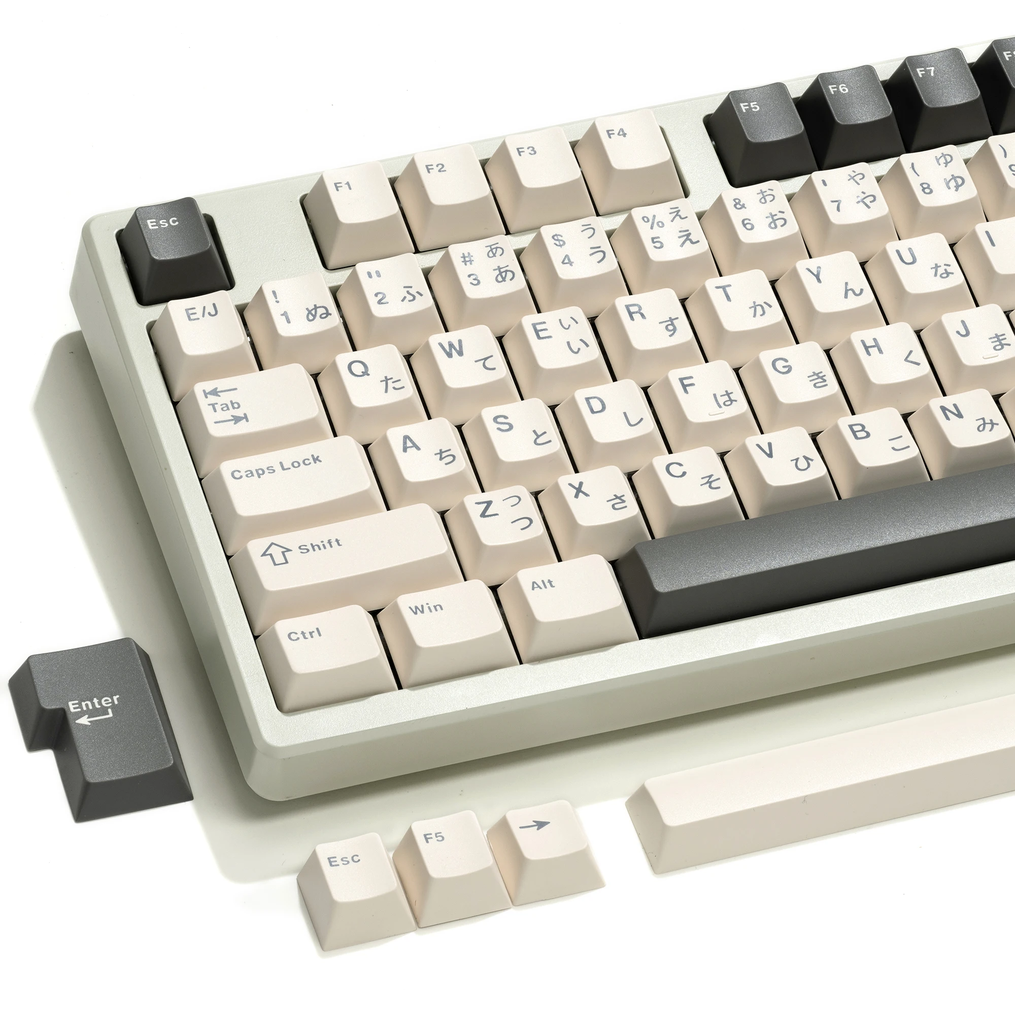 XVX Cherry Profile-Tastenkappen, japanisches Layout, JIS, schwarze PBT-Tastenkappe, nicht durchscheinend, mechanische Tastatur, Double Shot-Tastenkappe, 153-Tasten – Detail 17