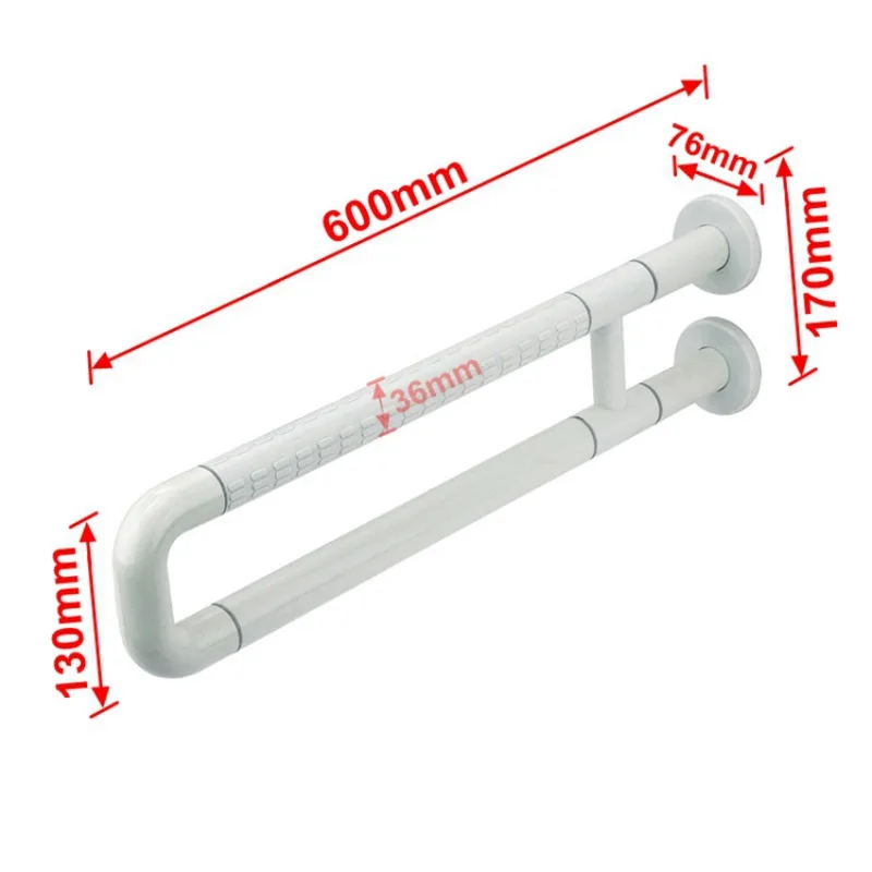 

Stainless steel non-slip bathroom armrest for disabled elderly bathtub armrest safety handle