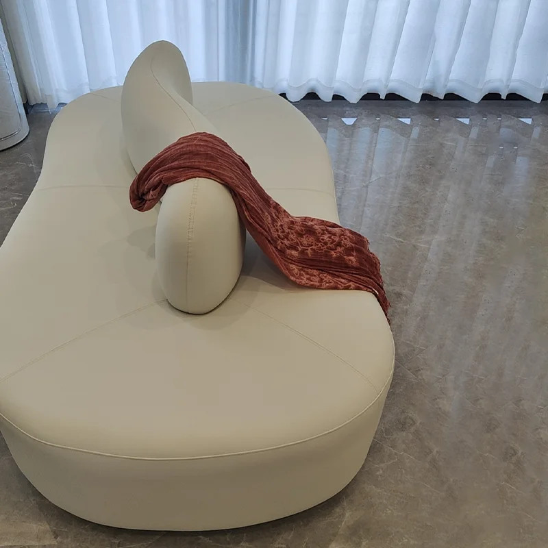 

Диван для салона Accent, уличное освещение, яркий Европейский офисный диван, изогнутый расслабляющий диван, мебель для патио