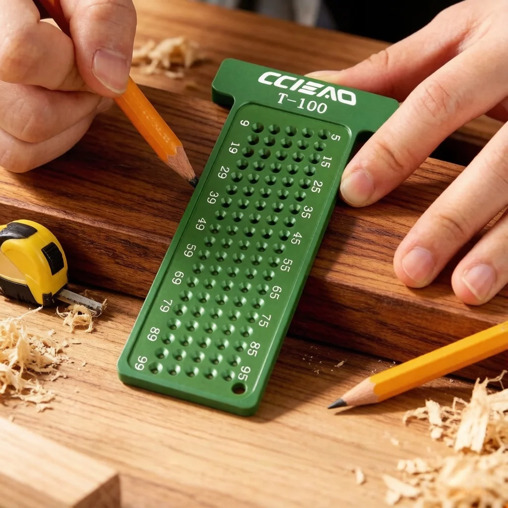 

Опциональный 4-дюймовый или 100-миллиметровый деревообрабатывающий разметочный инструмент (метрический/имперский) с высокой точностью и кросс-калибровкой