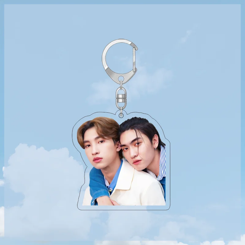 New Thai drama Love In The Air Fort Peat Boss noeul Keychain Cute Acrylic Pendant Key Holder Bags Bossnoeul FortPeat keychain