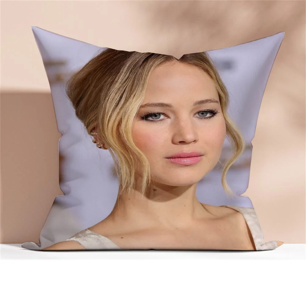 Jennifer Lawrence Autumn Decoration At Home Wuthering Waves Seventeen Halloween Cushions 45x45 Covers for Decorative Cushions