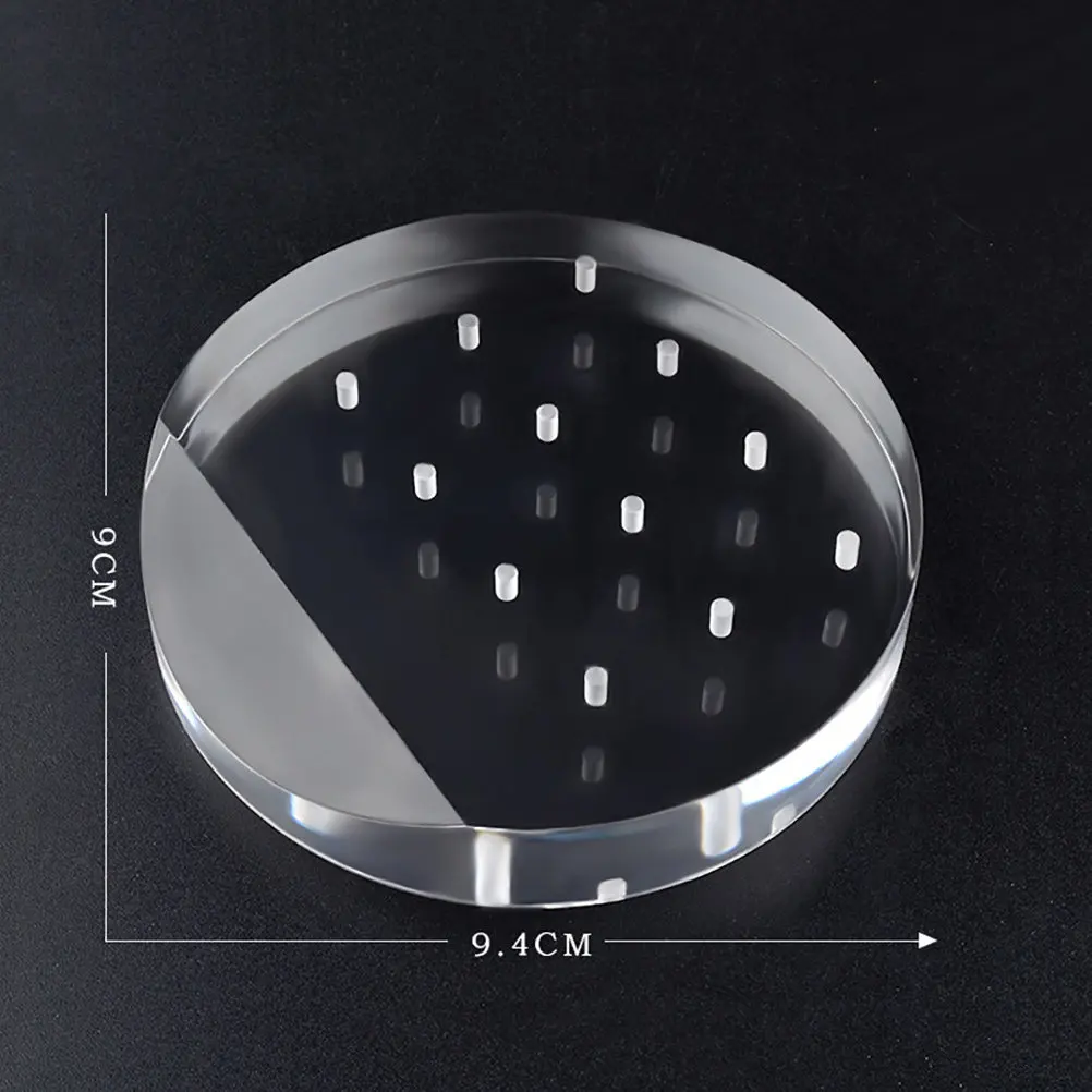

Nail Drill Bit Organizer 12 Hole Acrylic Storage Rack Manicure Grinding Head Display Holder Nail Salon Tool Stand