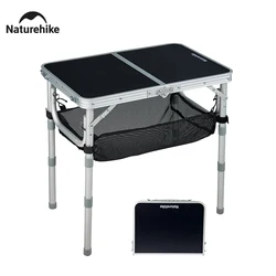 Naturehike Camping Table 60cm Height Stretchable Folding Table Multi-function Portable Outdoor Dining Garden Beach Picnic Table