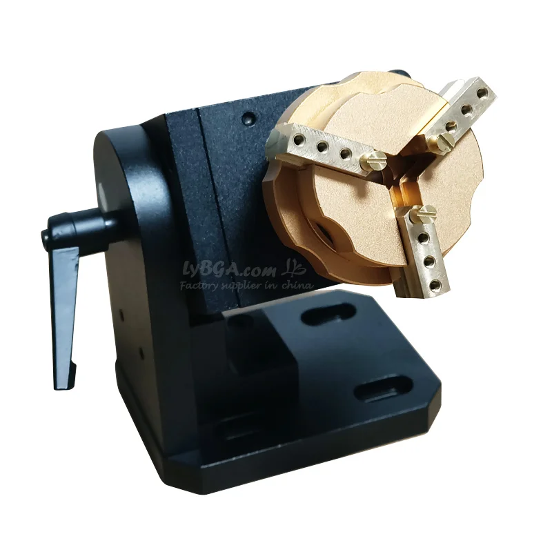 خاتم محور دوار للمجوهرات مع مشبك نحاسي لآلة النقش بالليزر للأشعة فوق البنفسجية CO2 #2