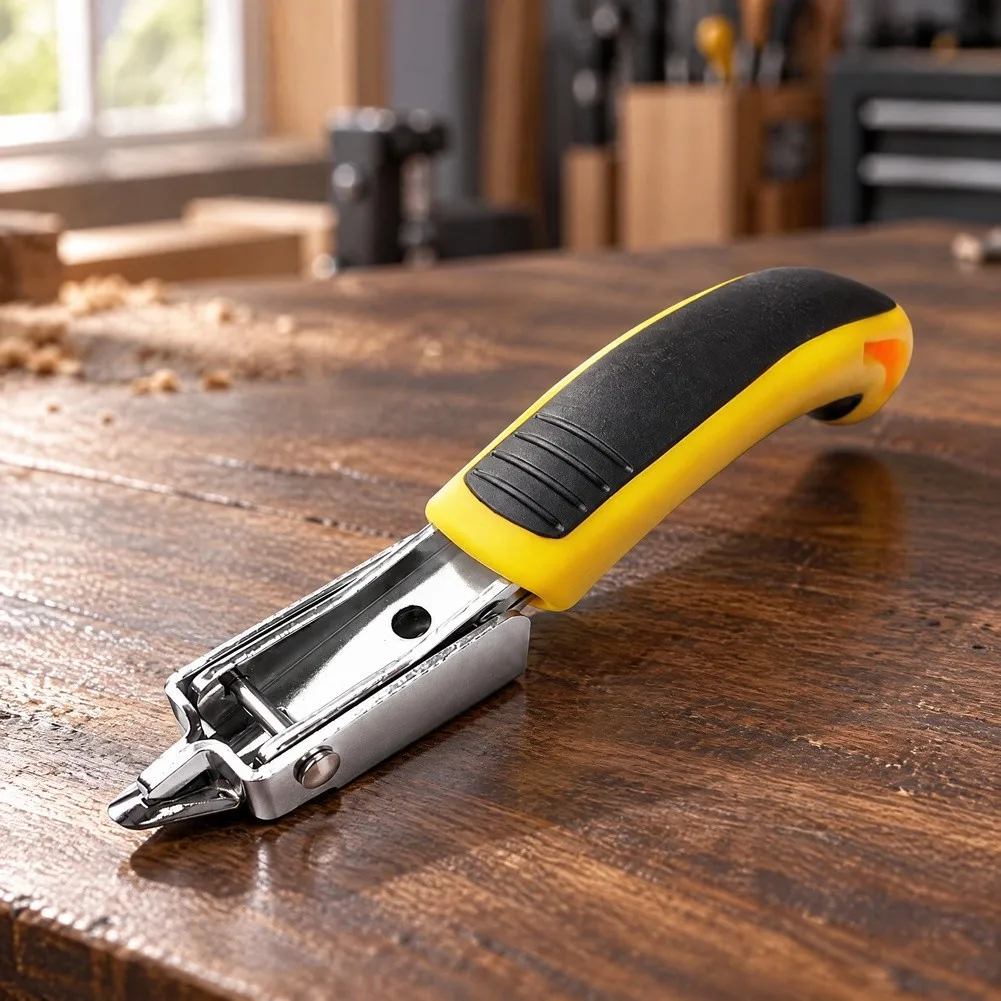 Stainless Steel and Rubber Nail Puller with Balanced Weight and Leverage Design for Reduced Effort in Nail Removal Tasks