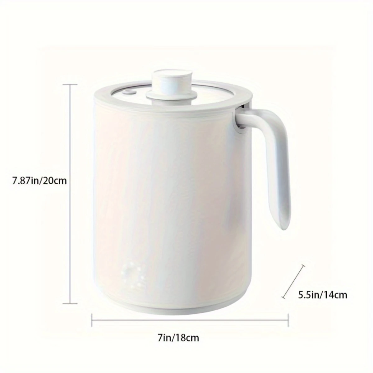 1 pc electric rice cooker mini mini 5 preset functions with 4/6/8 delay timemultifunctional electric cooker, US plug