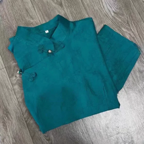 中国 Xizang レディース ソリッド カラー チベット スタイル シャツ