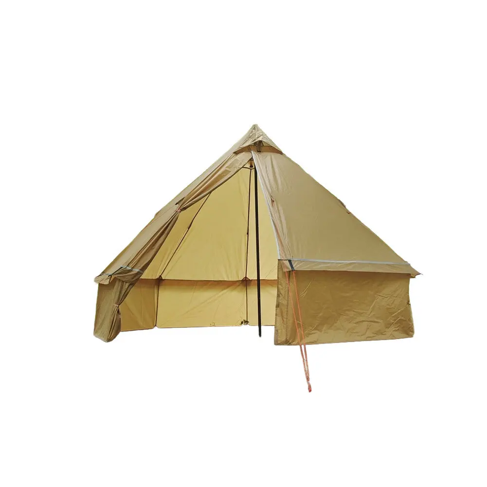 ل 2-4 أشخاص في الهواء الطلق الظهر 4 الموسم خيمة ساخنة مع موقد جاك مقاوم للماء يورت قماش مقاوم للحريق موقد جاك + أحجام متعددة