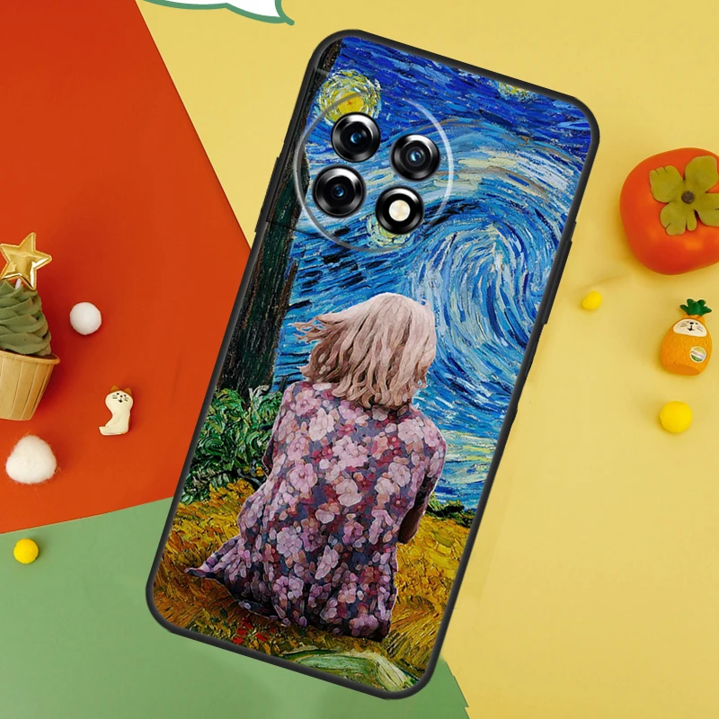 لوحات ليلة مرصعة بالنجوم فان جوخ حافظة لهاتف OnePlus 15 12 12R 13T 13R 13 11 9 10 Pro 10T 8T Nord 5 CE 2 3 4 Lite N20 N30