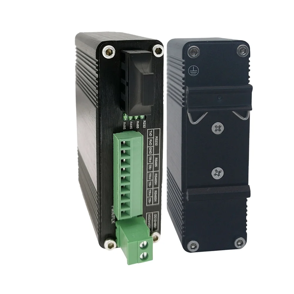 

Промышленный последовательный RS232 RS485 RS422 оптоволоконный модем 20 км Din-рейка SC медиаконвертер