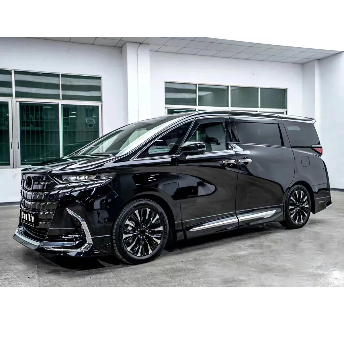 

Car Conversion facelift Bodykit for Toyota Alphard 40 SERIES 2024 Upgrade To modellista with side skirt.