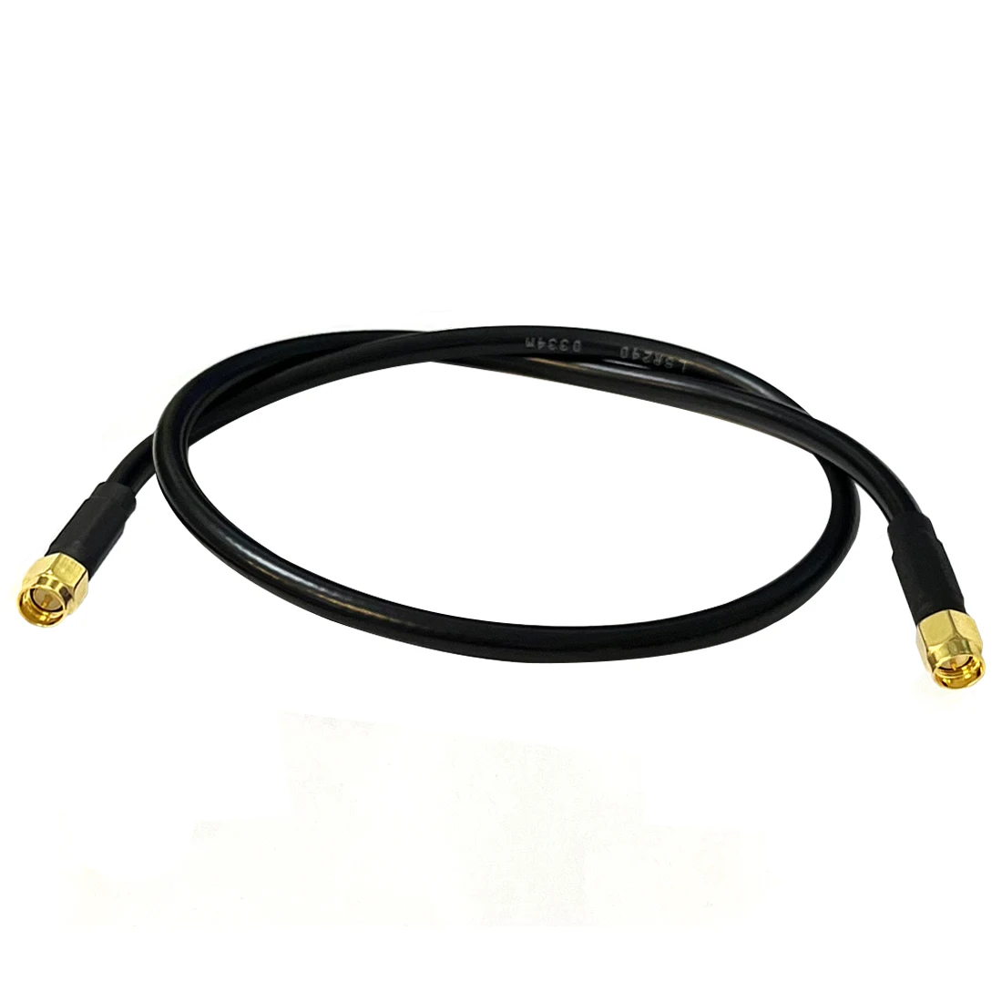 SMA Male Switch SMA Plug Pigtail Cable Adapter LSR240 Black Low Loss Flexible Wire 50cm 20inch /1m/2m for Wifi Router