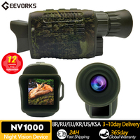 Nv1000 Monocular Infrared Night Vision Equipment Outdoor Night Vision Telescope 200 Meters Full Darkness Night Vision Range