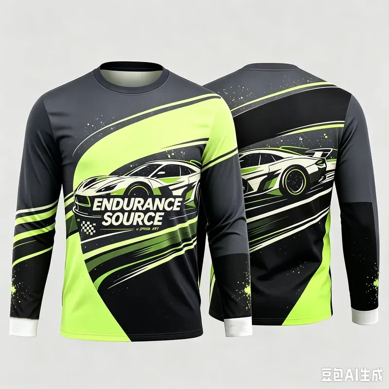 3D Printed Casual Long Sleeve Endurance Source Sports Car Racing Graphic T Shirt Family Matching Outfits Quick Dry Motor