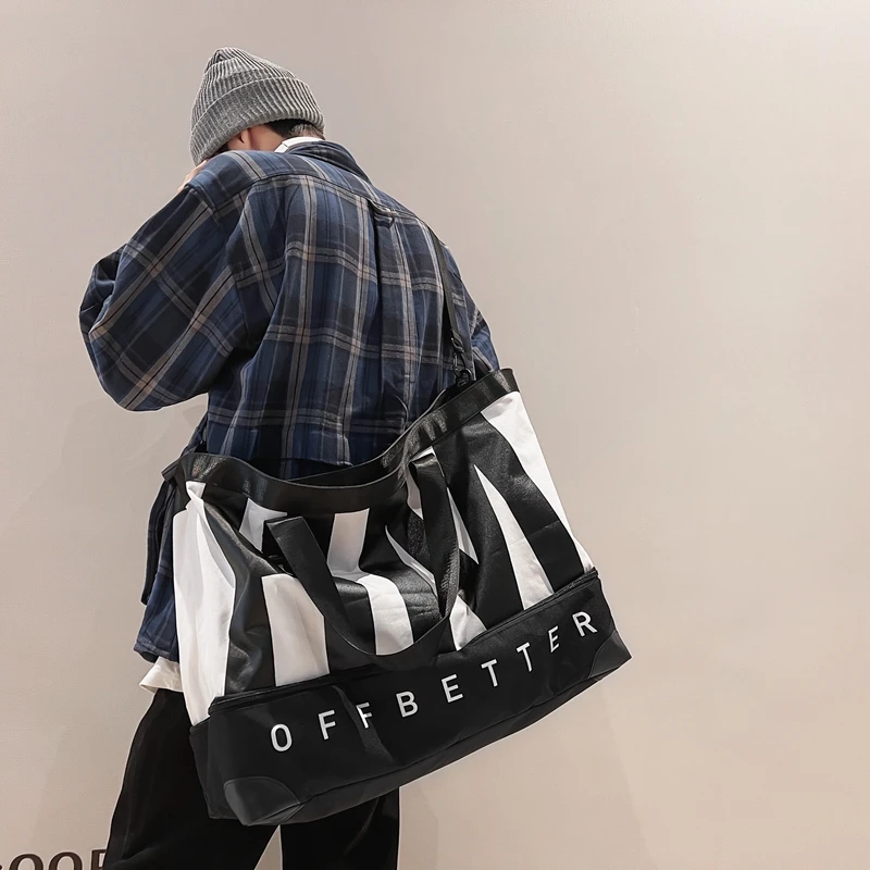 

High-End Fitness Travel Luggage Bag, Independent Shoe Compartment, Single Shoulder Crossbody Carry, Extra-Large Capacity Layered Storage, Suitable for Both Men and Women