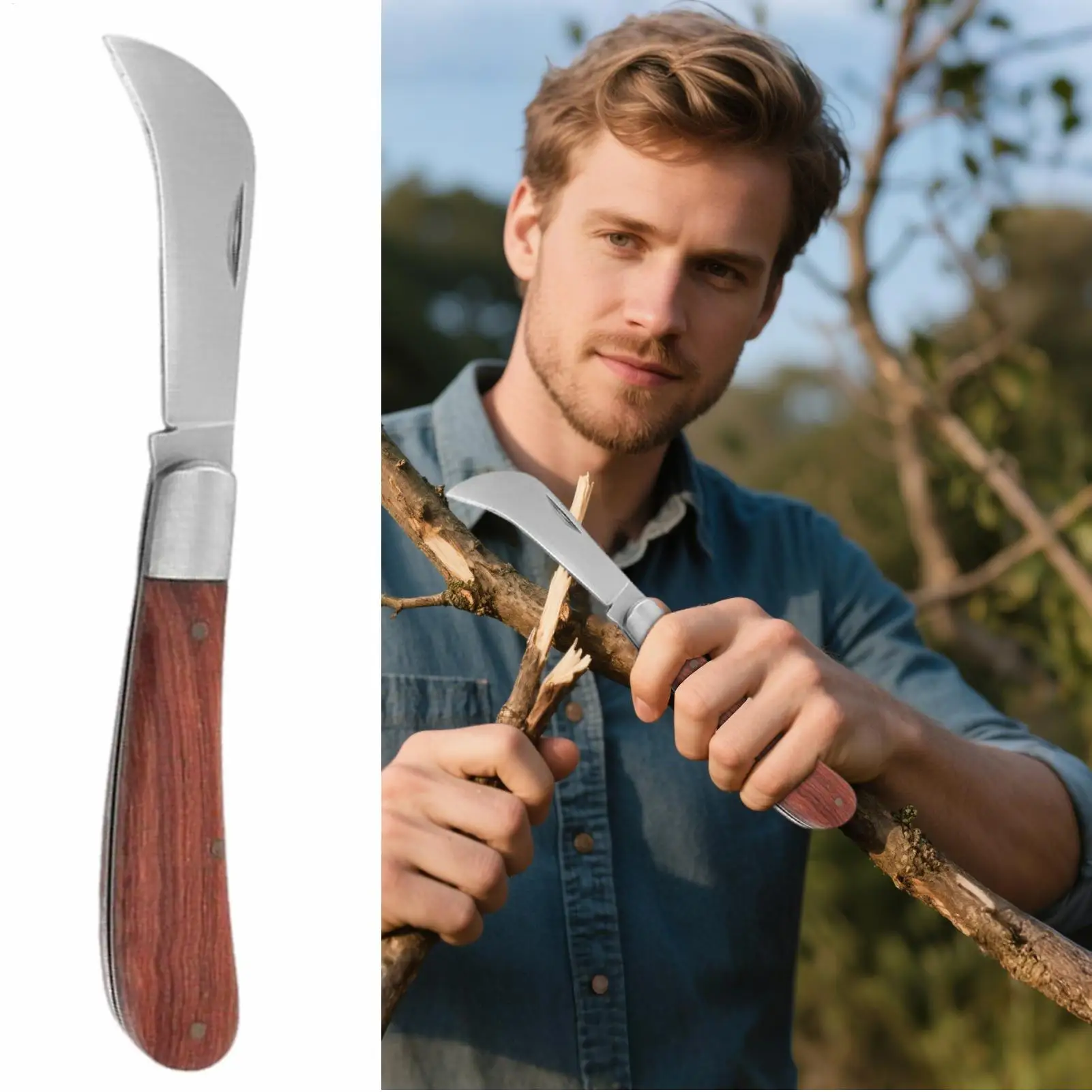 Tree Branch Cutter Steel Wood Folding Tree Trimmer Professional Gardening Scissors For Tree Floral Flower Lawn Agricultural