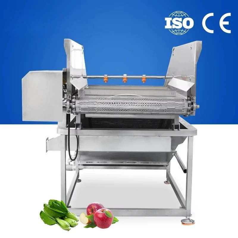 Custom High-Output Bubble Washing Equipment | Adjustable Air Flow & Water Pressure for Delicate Fruit & Root Veggies