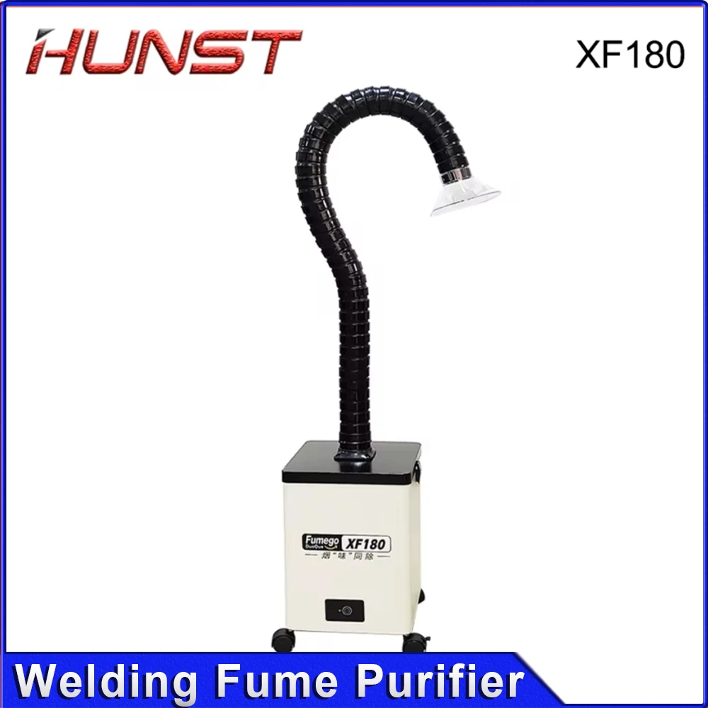 Hunst Laser Fume Extractor XF180 Soldering Smoke Fume Absorber Purifier HEPA Dust Collector for Nail Salon,Beauty Dust Absorbing