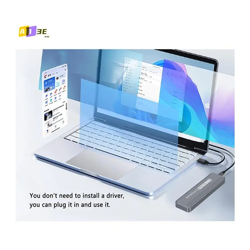 

A13E-M.2 Nvme Корпус для жесткого диска USB3.2 Gen2x2 20 Гбит/с Многофункциональный высокоскоростной корпус для жесткого диска