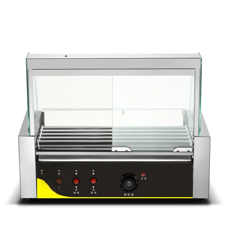 Máquina para asar salchichas Salchicha a la parrilla pequeña comercial