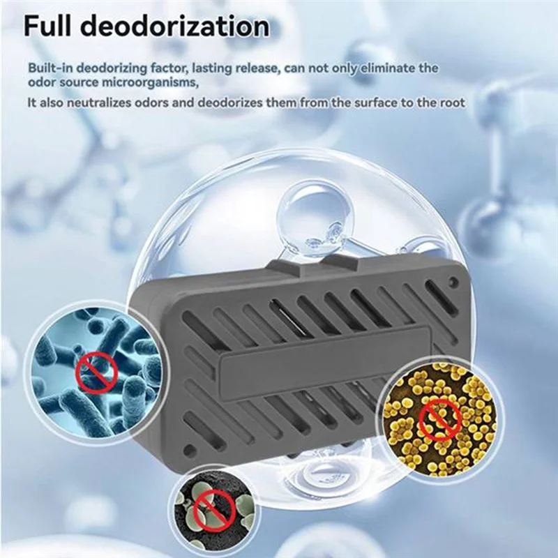 -A14E 2 قطعة وحدة إزالة الروائح الكريهة الفضية لأجزاء المكنسة الكهربائية Dreame X40 المحسنة/X40pro Plus/X40pro Ultra/X50 PRO Ultra