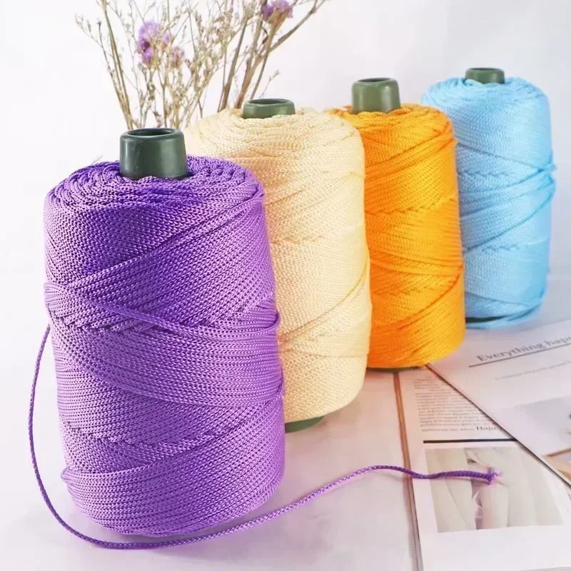 Light body silk, hemp thread, ice silk thread, hand knitted hollow thread, DIY hook bag, sandal, cushion, slipper, wool thread