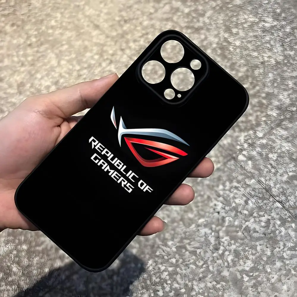 Чехол ASUS ROG для iPhone 17 Pro Max, 15 Pro, 16, 14 Plus, 12, 13 Mini, 11 Pro, противоударный, мягкий