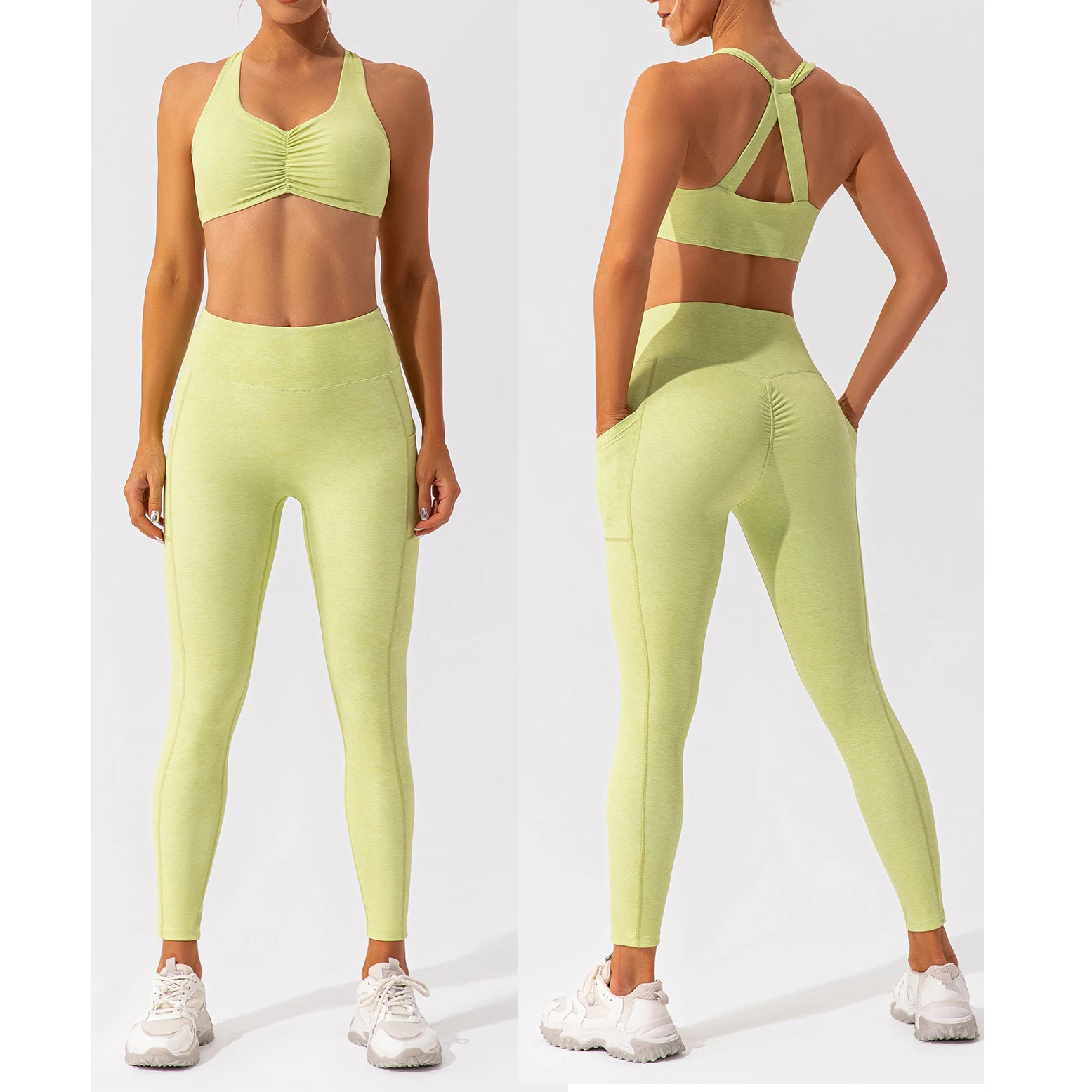 

2 Piece Sets Womens Outfits Quick Dry Gym Set Women Workout Outfits Fitness Clothing Train Active Wear Fashion Matching Sets