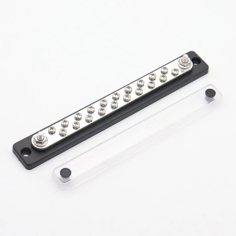 100A 150A 5/10/12/20-Point Bus Bar Power Distribution Block Car Auto Truck Trailer Ship Yacht Busbar Terminal Block Accessories