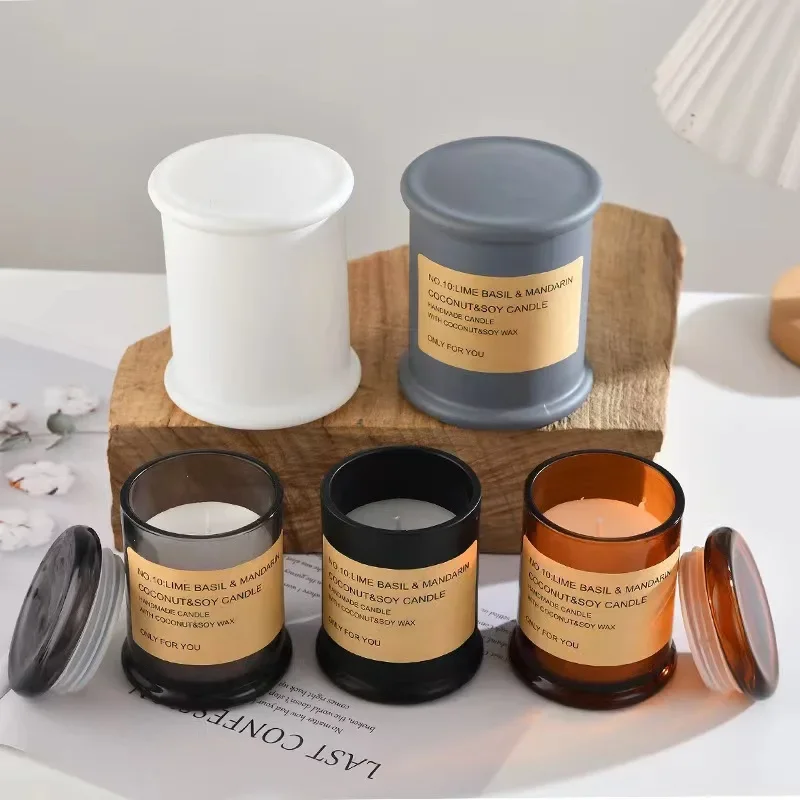 

350ml Aromatherapy Candlestick DIY Homemade Soy Wax Empty Candle Jars m