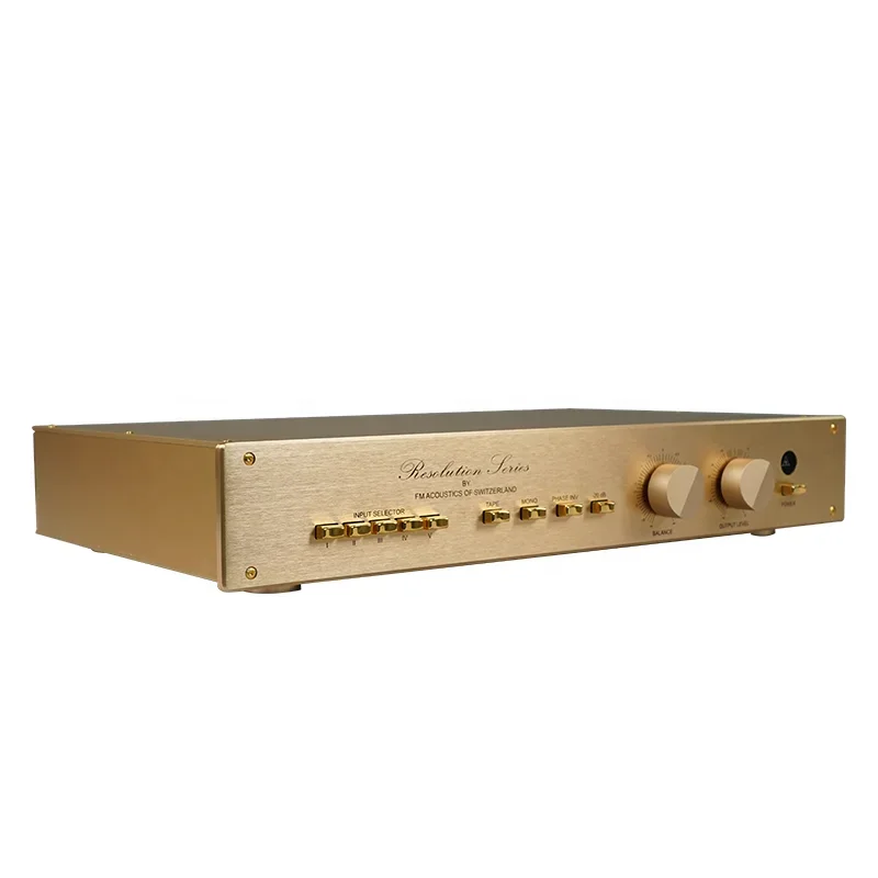 BRZHIFI Audio Clone Switzerland FM255 Classic Pre Amp HI-END Audiophile Balanced Stereo Amplifier Preamp Hifi Tube Preamplifier