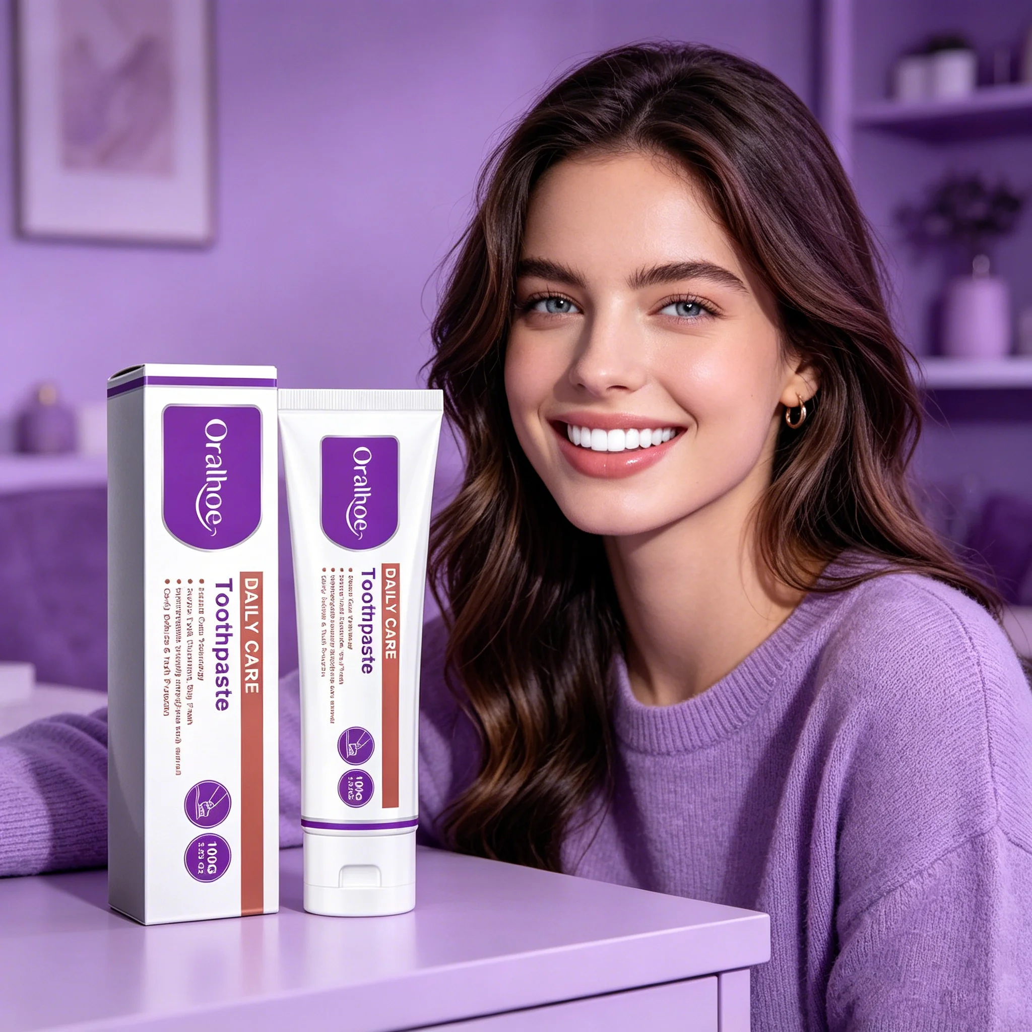 Bright White Toothpaste Effective Teeth Bleaching Remove Smoke Coffee Stain Fresh Breath Anti Sensitivity Oral Cleaning Care