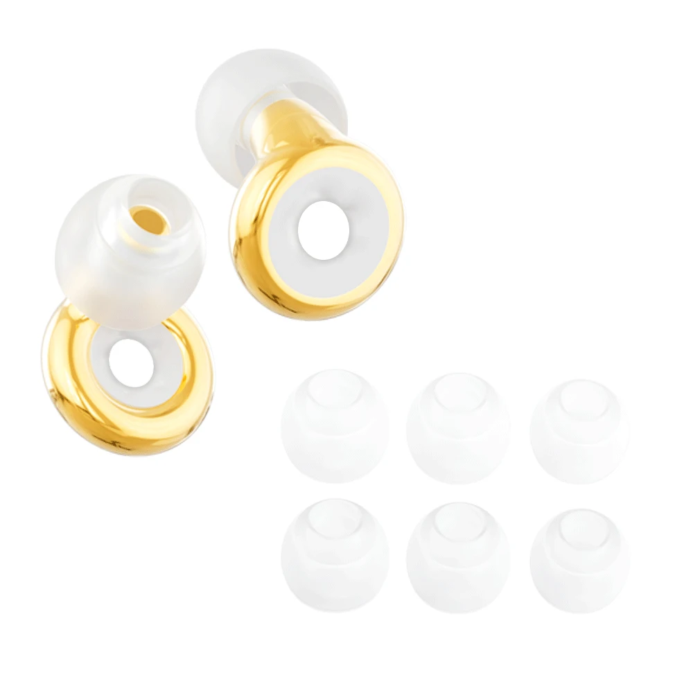 Reusable Noise Filter EarPlugs Sound Blocking For Daily Sleep Office Study Swim Motorcycle Riding Musician With Silicone Lanyard