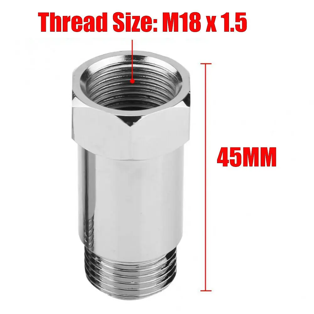 

Universal Oxygen Sensor Adapter 45mm M18x1.5 Thread Nickel Plated