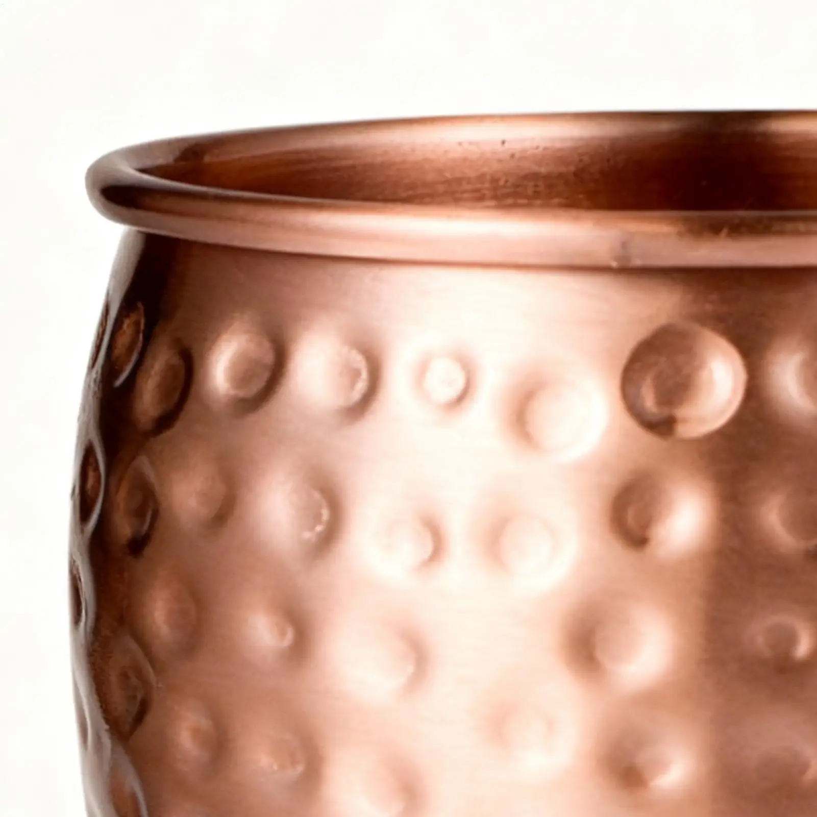 كوب نحاسي مصنوع يدويًا 530 مللي أدوات للشرب المطروق أكواب البغل في موسكو لعيد الميلاد المطبخ بار مياه الشرب الشاي البيرة كوكتيل