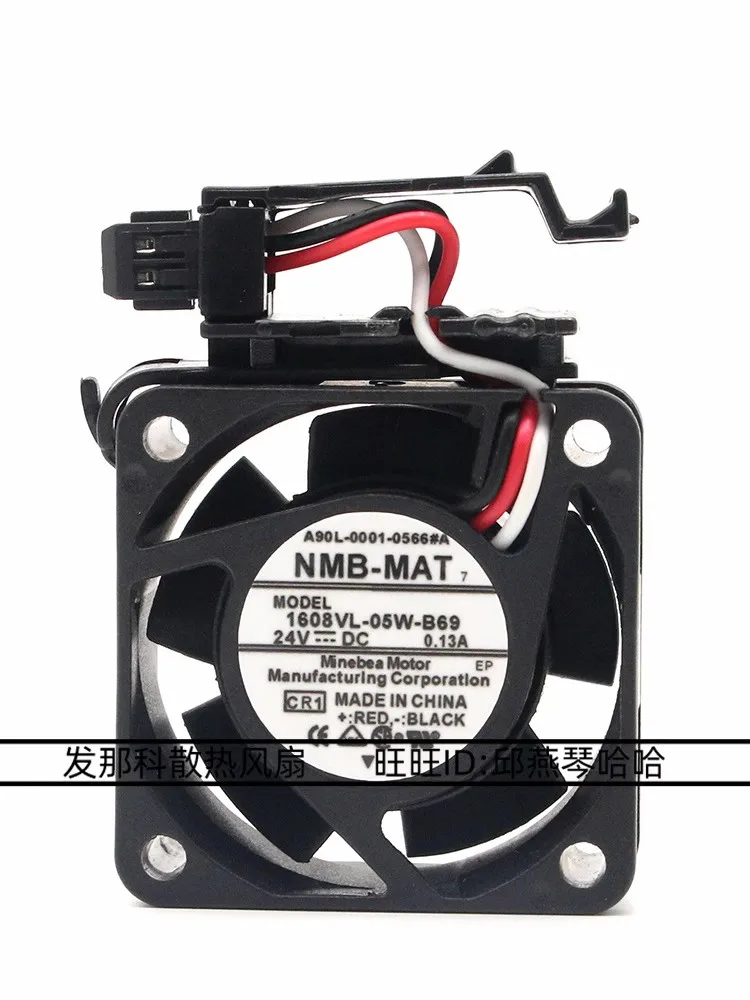 

A90L-0001-0566 # A 1608VL-05W-B69 4CM 40*40*20MM 24V 0.13A with bracket FANUC system cooling fan