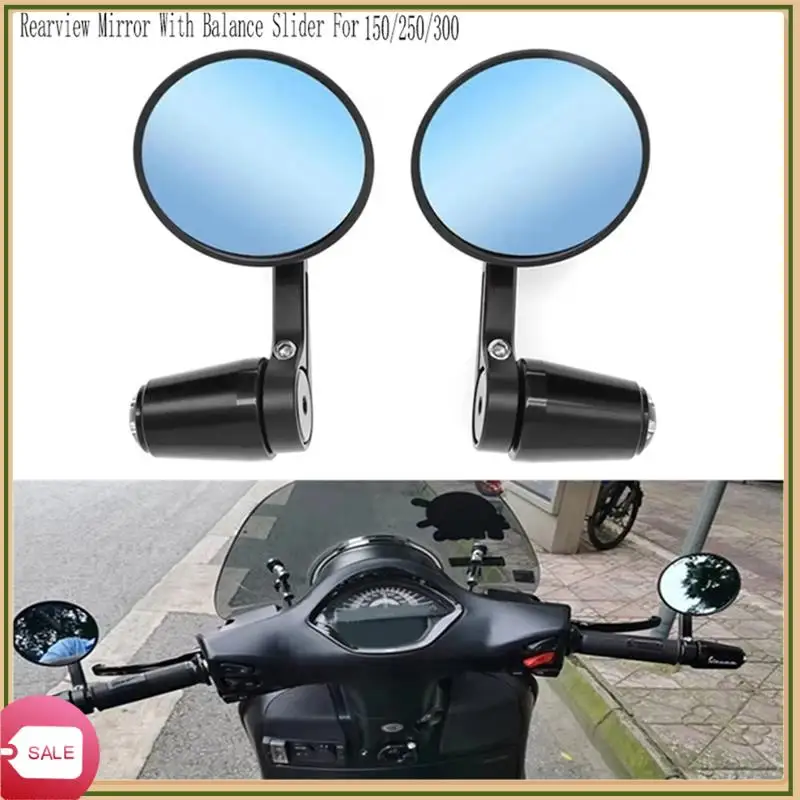 Unique Motorcycle Handlebar Rearview Mirror With Balance Slider For Piaggio Vespa GTS300 Sprint Primavera 150/250/300