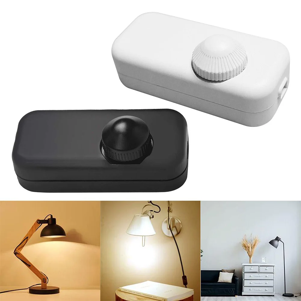 Led Dimmer 220V Light Dimmer Switch Adjust Light Dimmable Regulator For Incandescent/Halogen Bulbs LED Lamp Switches Control