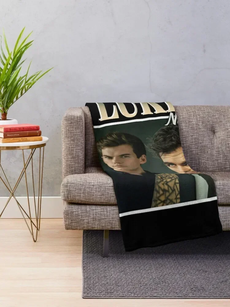 Birthday Gift Luke Newton Graphic For Fan Throw Blanket Hairys Beautifuls Blankets