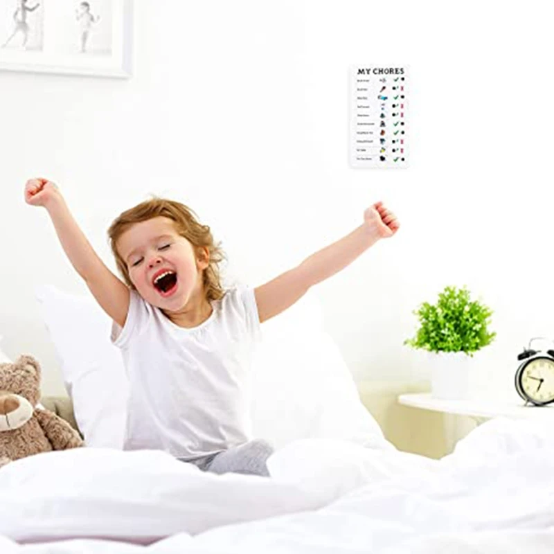 Tablero lista verificación Chores Tablero lista verificación desmontable para estudiantes adultos en casa