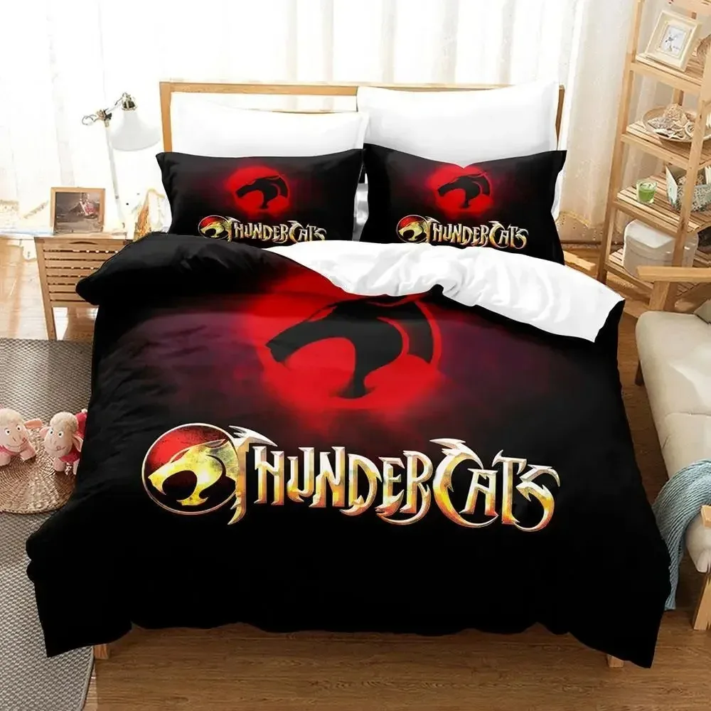 

Fashion Thundercats Bedding Set Single Twin Full Queen King Size Bed Set Aldult Kid Bedroom Duvet cover Sets 3D Print Anime