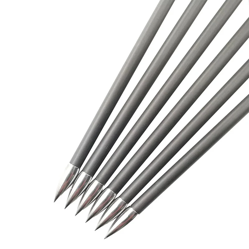 Stainless Steel Arrow Point Tip DIY 80 100 120 Grain for ID4.2mm Shaft Compound Recurve Bow Hunting Shooting